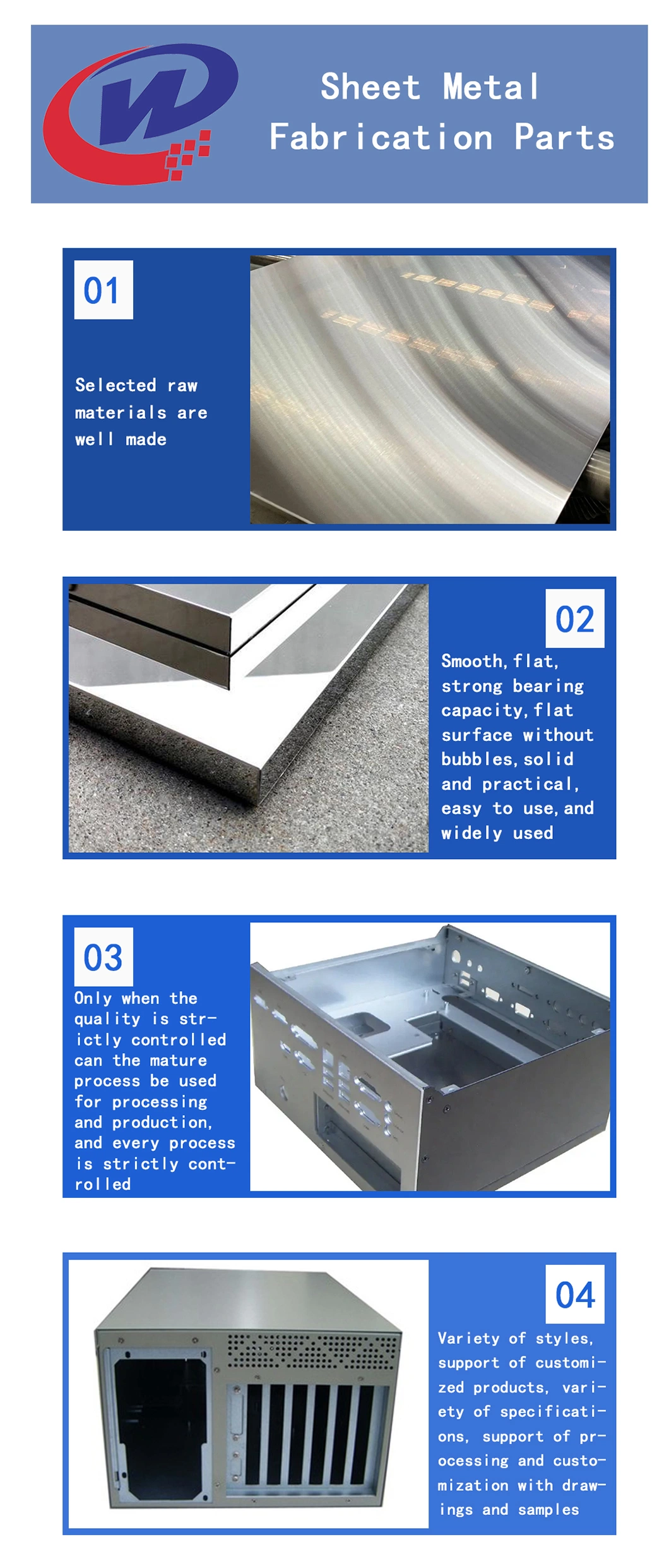 Precision Sheet Metal Structural Components for Processing